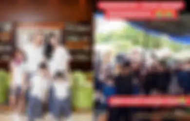 Ketiga Anak Stevie Agnecya Turut Saksikan Pemakaman, Putri Samuel Rizal Rangkul Kedua Adiknya yang Masih Kecil