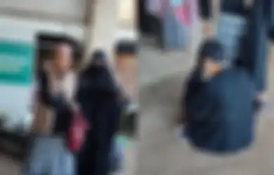 Heboh Pria Bercadar Menyusup ke Barisan Jamaah Wanita, Ini Sosoknya yang Ternyata Guru Agama SD, Penyamarannya Terbongkar Gegara Salaman