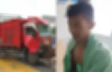 Viral Video Sopir Truk Penyebab Kecelakaan Beruntun di Gerbang Tol Halim Utama Ngaku Tak Takut Dipenjara: Saya Ada Bosnya