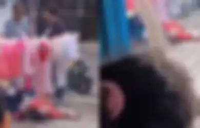 Sambil Gendong Bayi, Viral Istri di Temanggung Nekat Cekik Suami hingga Terkapar Lemas di Halaman Rumah, Begini Kesaksian Tetangga
