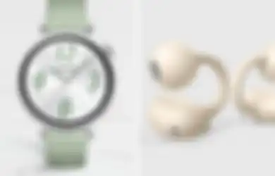 Huawei Hadirkan FreeClip Varian Beige & Watch GT 4 41MM Warna Hijau