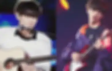 7 Kali Chanyeol 'EXO' Bikin Fans Jatuh Hati Dengan Permainan Gitarnya