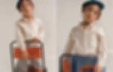 Gunakan Kursi Khas Pernikahan Jawa Tengah Untuk Pemotretan, Model Cilik Asal Korea Ini Langsung Curi Perhatian!