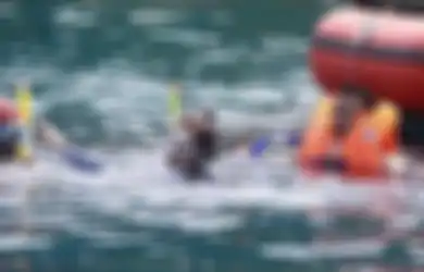 Ketika Menteri Susi Berenang Bersama Hiu Paus di Gorontalo