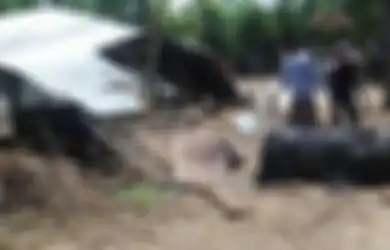 Benda Misterius yang Jatuh Menimpa Kandang Kosong di Sumenep Diduga Sampah Roket Falcon 9