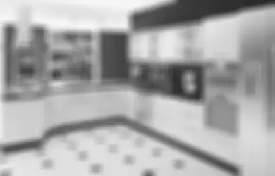 Paduan Warna Merah Putih di 5 Dapur, Kesan Hangat dan Picu Gairah