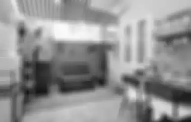 Menyatu dengan Taman, Intip Ruang Makan dan Dapur di Lahan Mungil Ini
