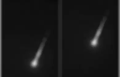 Viral! Benda Langit Misterius Mirip Meteor Hebohkan Warga Probolinggo