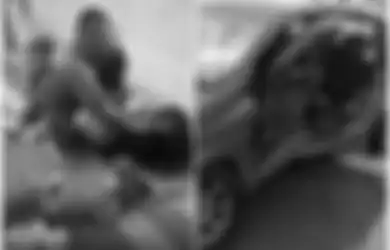 Alami Tabrakan Hingga Terlempar Keluar Mobil, sang Ayah Hanya Bisa Nangis Pasrah Memeluk Jasad Putrinya yang Tewas