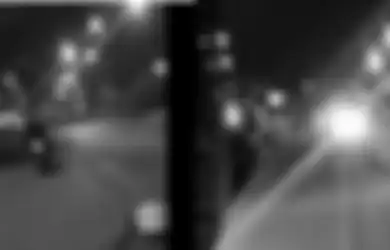 Viral Penampakan Sosok Putih Diduga Hantu Pocong Berdiri di Atas Kepala Pengendara Motor yang Sedang Melaju, Bukannya Seram, Malah Jadi Bahan Candaan Netizen