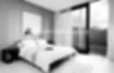 Kamar Tidur dengan View Atap Taman