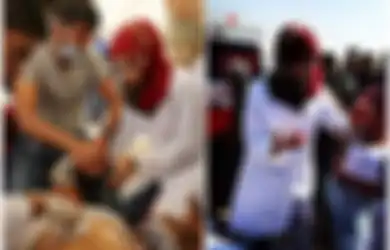 Foto-foto Menyayat Hati Si Cantik Razan Al Najjar, Merawat Warga Palestina Meski Dihujani Tembakan Israel