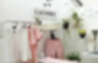 Niat Banget, Begini Cantiknya Area Laundry @wina_kamil dan Tips Penataannya
