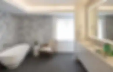 Siapa Bilang Harus Pakai Wallpaper, 4 Pelapis Ini Juga Bisa Buat Kamar Mandi Apik Bahkan Aman dari Rembes