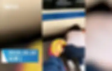 Asyik Main Ponsel, Ibu Muda ini Tak Sadar Putrinya 'Terhisap' Kereta