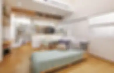 Pakai Furnitur Terbuka dan Elektronik Multifungsi, Rumah Mungil Ini Tampak Rapi