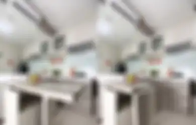 Pakai Furnitur Lipat , Dapur Mungil di Apartemen Ini Jadi Luas Banget