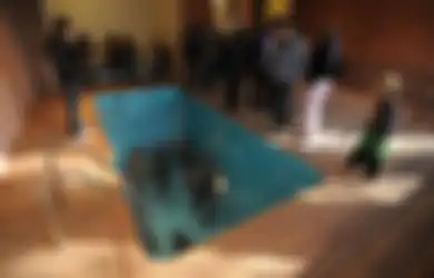 Seniman Asal Argentina Buat Kolam Renang Palsu yang Buat Banyak Orang Heran