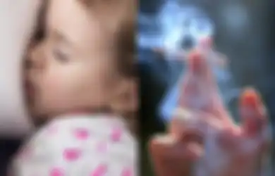 Dipaksa Hirup Asap Rokok Ayah dan Kakaknya, Bayi Mungil Ini Akhirnya Temui Ajal, Kondisinya Sebelum Hembuskan Napas Terakhir Sangat Menyayat Hati