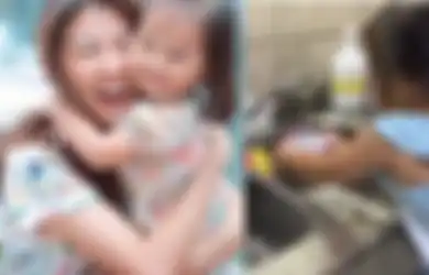 Sarwendah Biarkan Anaknya Cuci Piring Sendiri: 3 Manfaat Memberi Anak Tugas Melakukan Pekerjaan Rumah Tangga