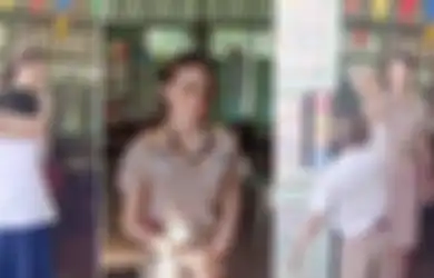 Video Viral Guru Cantik Ini Rela Dipeluk oleh Murid-muridnya agar Mereka Semangat untuk Belajar, Ini Manfaat Pelukan Untuk Kesehatan
