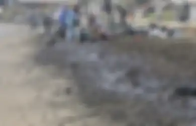 Pipa Minyak Pertamina Bocor di Pesisir Pantai Karawang, Tambak Warga Terancam. Foto-foto Ini Beri Ceritanya
