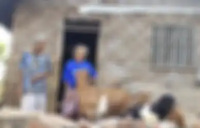 Kisah Sedih 2 Nenek Asal Karawang Usia 70 Tahun yang Harus Tinggal Serumah dengan Kambing