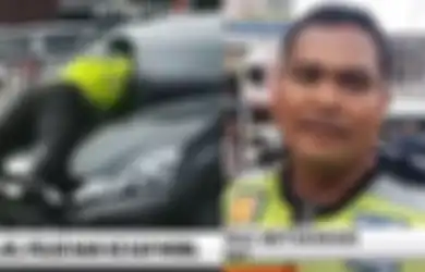 Aksinya 'Menempel' di Kap Mobil yang Melaju Ugal-ugalan hingga 200 Meter Viral, Anggota Polisi Ini Malah Diperingatkan oleh Kapolda