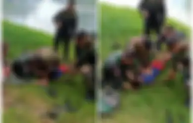 Naluri Bahaya, Prajurit TNI Langsung Lompat ke Sungai Selamatkan Bocah Papua yang Tenggelam