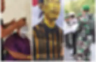 Dari Cukur Gundul hingga Parade, Cerita Unik Cara Warga Sambut Pelantikan Jokowi-Ma'ruf Amin