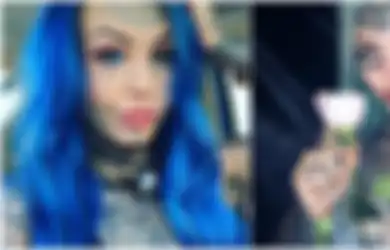 Kisah Si 'Gadis Naga' yang Alami Kebutaan Setelah Mentato Bola Matanya Jadi Biru
