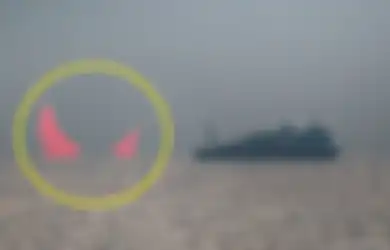 Muncul Penampakan Siluet Tanduk Setan di Tengah Laut, Apa Sebenarnya Itu?