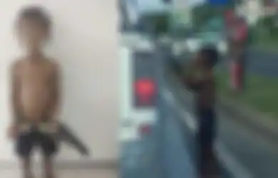 Viral Potret Pengemis Cilik Todongkan Pistol ke Pengendara Mobil di Lampu Merah, Ternyata Ini Fakta Dibaliknya