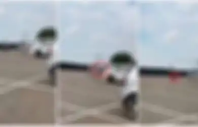 Terlanjur Sultan, Orang Tua Ini Antarkan Tas Anaknya yang Tertinggal di Rumah ke Sekolahnya Menggunakan Helikopter, Videonya Mendadak Viral