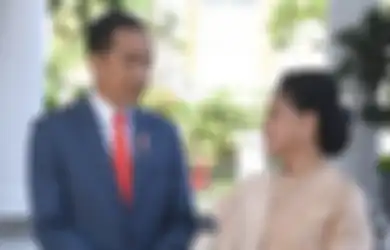 Nampak Anggun dan Mangklingi, Begini Cantiknya IrianaJokowi dalam Balutan Hijab Saat Dampingi Presiden Joko Widodo Bertemu Perdana Menteri Jepang