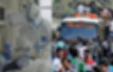 Miris, Dokter ini Sampai Pakai Helm Motor Saat Tangani Pasien Corona Karena Kekurangan APD Sementara Ribuan Pengemudi Ambulans Mogok