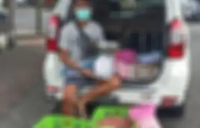 Tak Putus Asa Kehilangan Pekerjaan Karena Covid-19, Pria Ini Banting Setir Jualan Sayur Online