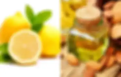 Masker Lemon dan Minyak Almond, Ringankan Noda dan Bintik-bintik Hitam