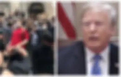 Gedung Putih Diserbu Demonstran, Donald Trump sampai Harus Dilarikan ke Tempat yang Khusus Dirancang untuk Situasi Darurat Ini