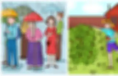 Teka-teki Gambar Seru! Lihat 5 Gambar Ini, Apakah Ada yang Aneh?
