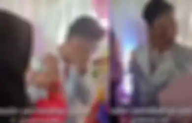 Geram Ditinggal Nikah dengan Perempuan Lain, Wanita Ini Layangkan Pukulan Bertubi-tubi Pada sang Mantan Pacar di Atas Pelaminan, Tak Disangka Ini yang Terjadi