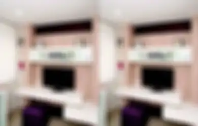 Panel TV Sarat Fungsi di Kamar Tidur, Bisa Multifungsi Meja Kerja