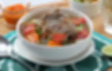 Gak Perlu Pakai Panci Presto, Ini Resep Sop Buntut Sapi Kuah Bening, Sajian Nikmat Pelengkap Menu Berbuka dan Sahur