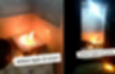 Akibat Nggak Disiram, Video WC Jongkok Keluarkan Api Bikin Heboh Netizen