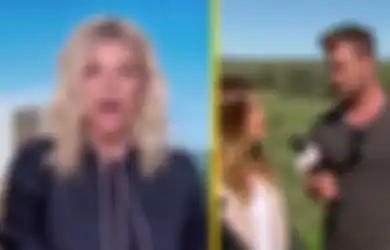 Iseng Banget, Chris Hemsworth Bawain Laporan Cuaca di Australia, Acara Berita itu Jadi Kasual