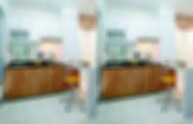 Romantisme Dapur Ceria untuk Pasangan Muda di Apartemen Mungil