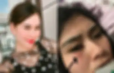 Tak Ada Angin Tak Ada Hujan, Tetiba Syahnaz Sadiqah Unggah Potret Menangis, Bagian Bawah Matannya Memar dan Bengkak, Ada Apa?