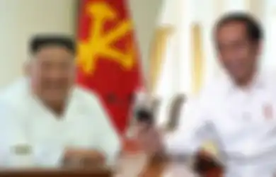 Presiden Jokowi Kirim Sekeranjang Bunga Untuk Kim Jong Un, Ada Apa?
