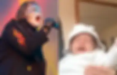 Metal Sedari Dini, Bayi Ini Berhenti Nangis Ketika Dengerin Slipknot