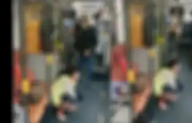 Idih! Wanita Ini Jongkong Dalem Bus Ternyata Lagi BAB, Penumpang Nggak Berkutik